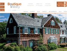 Tablet Screenshot of boutiquerealty.com